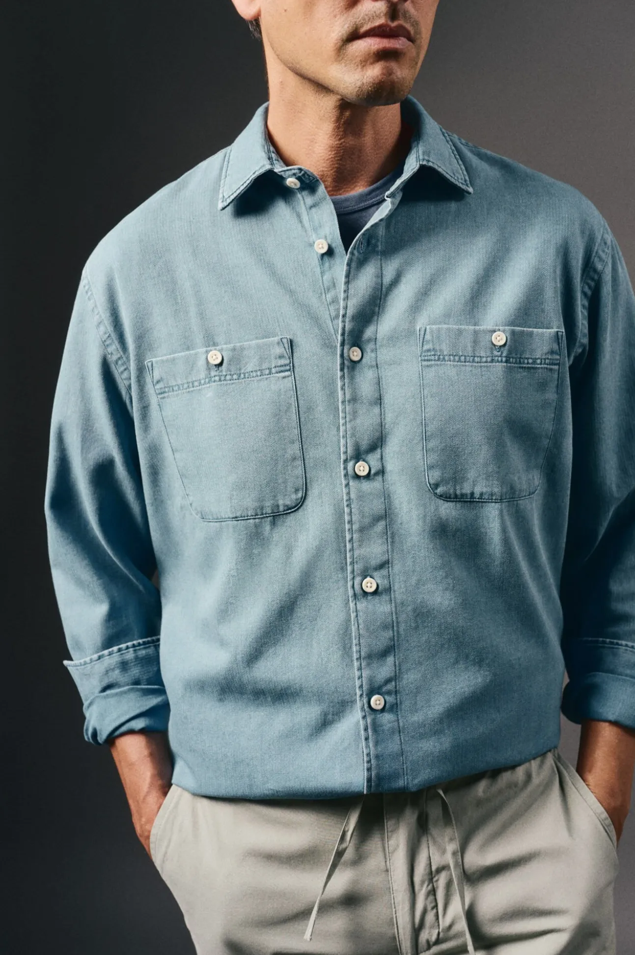 Camisa tecido espiga