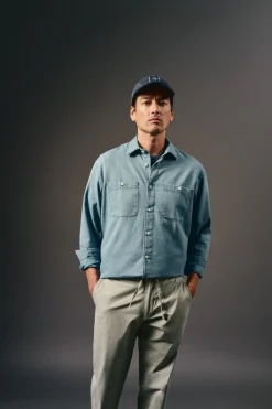 Camisa tecido espiga