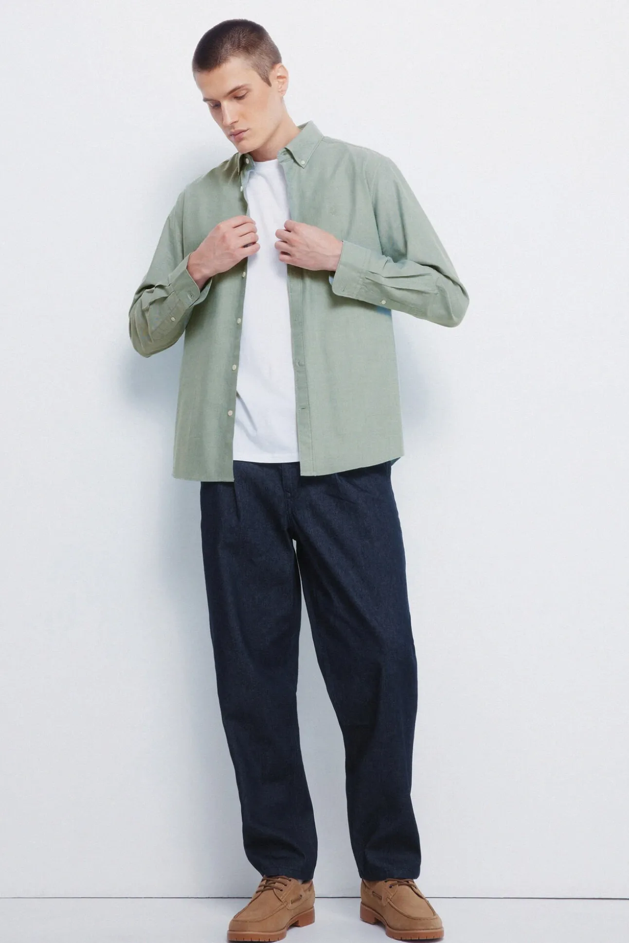 Camisa Tencel Oxford
