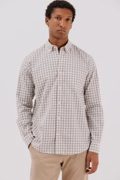 Camisa twill xadrez