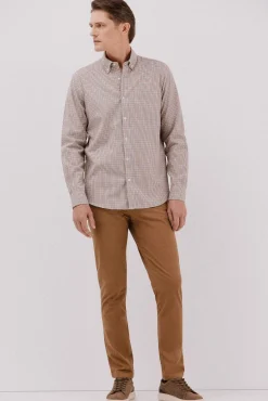 Camisa twill xadrez