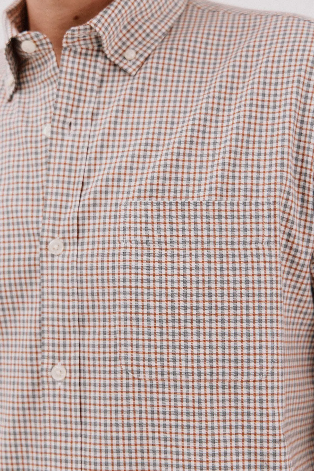 Camisa twill xadrez