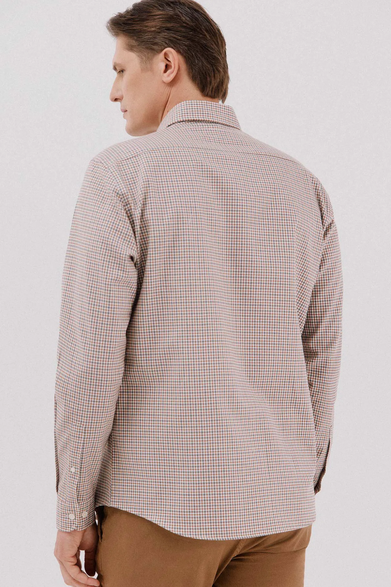 Camisa twill xadrez
