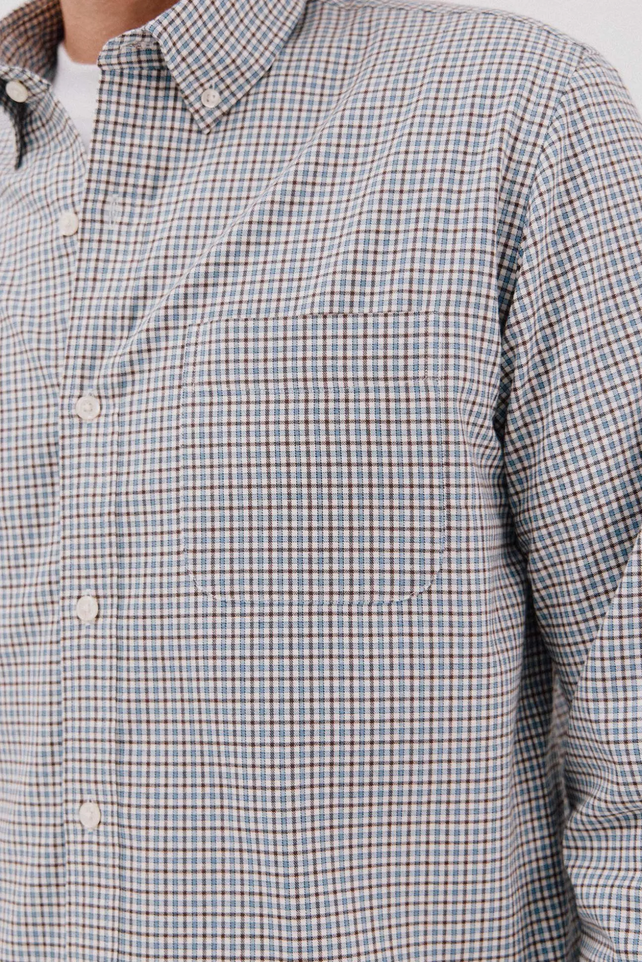 Camisa twill xadrez