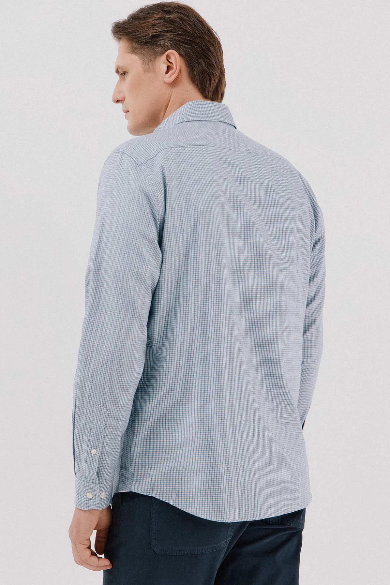 Camisa twill xadrez