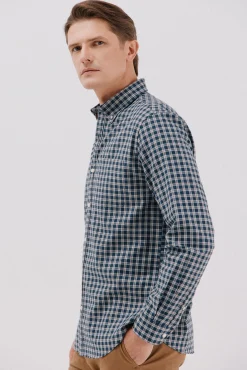 Camisa twill xadrez