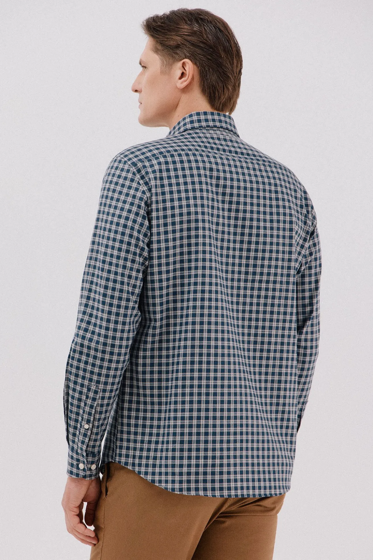 Camisa twill xadrez