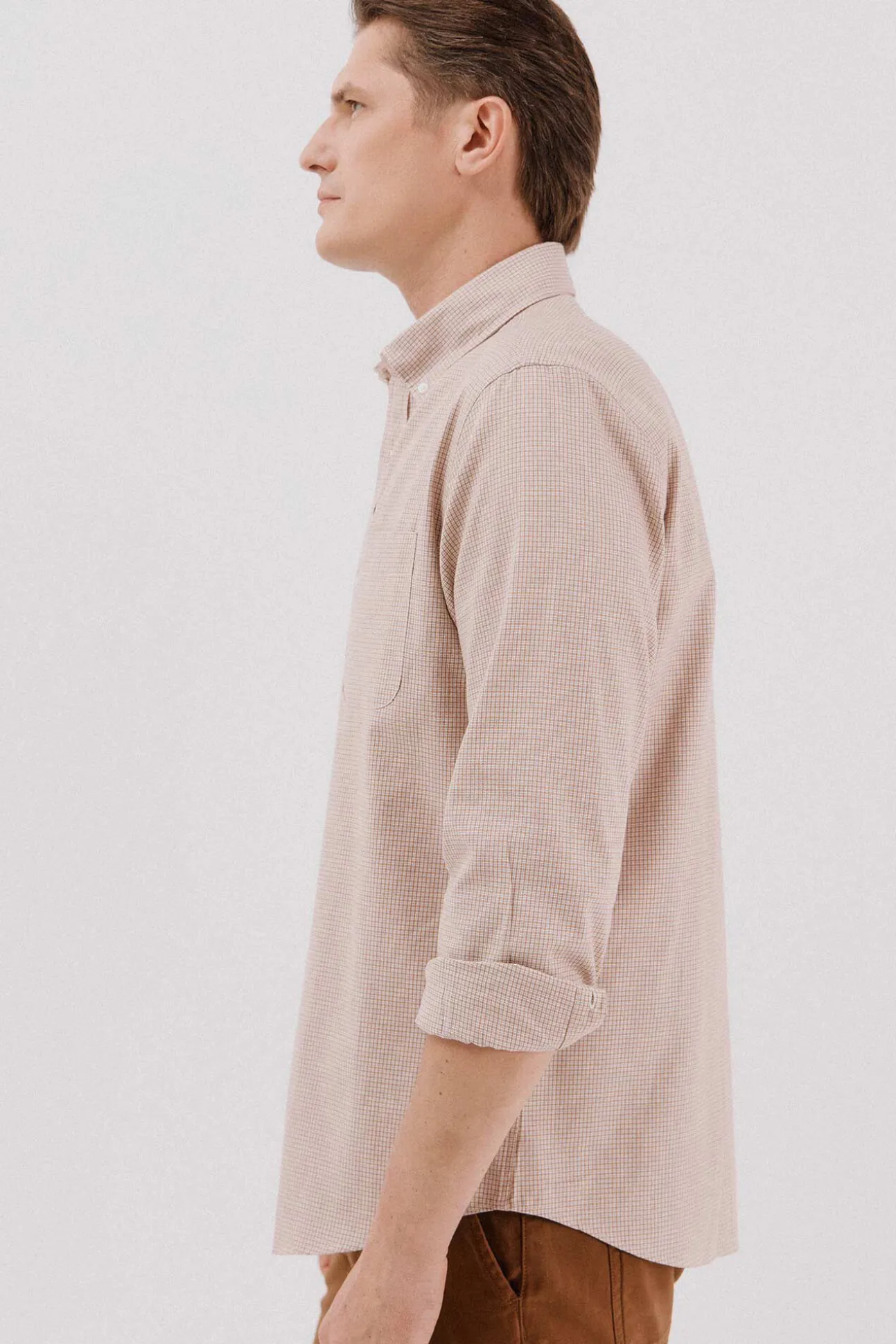 Camisa twill xadrez