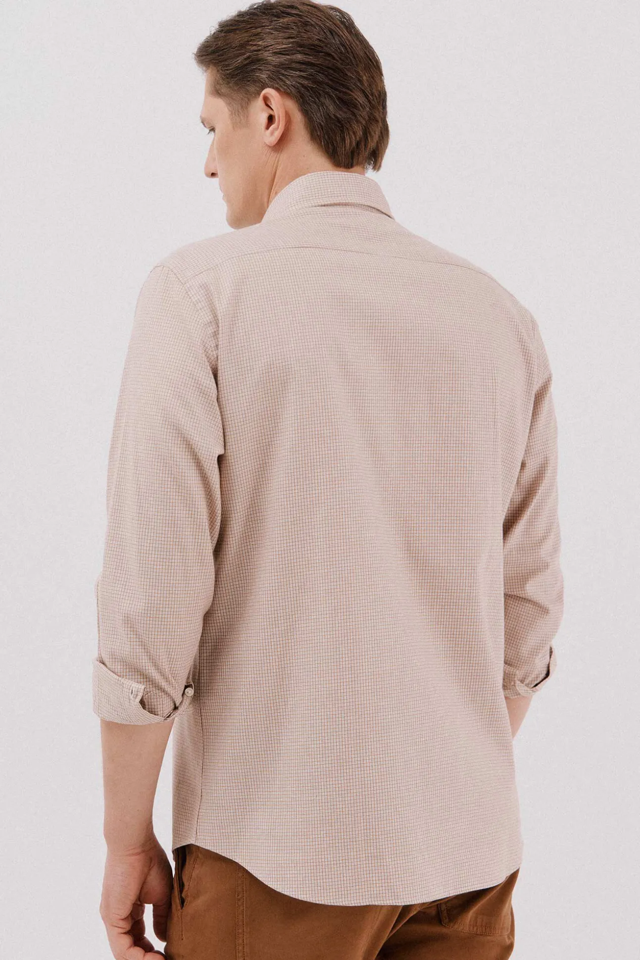 Camisa twill xadrez