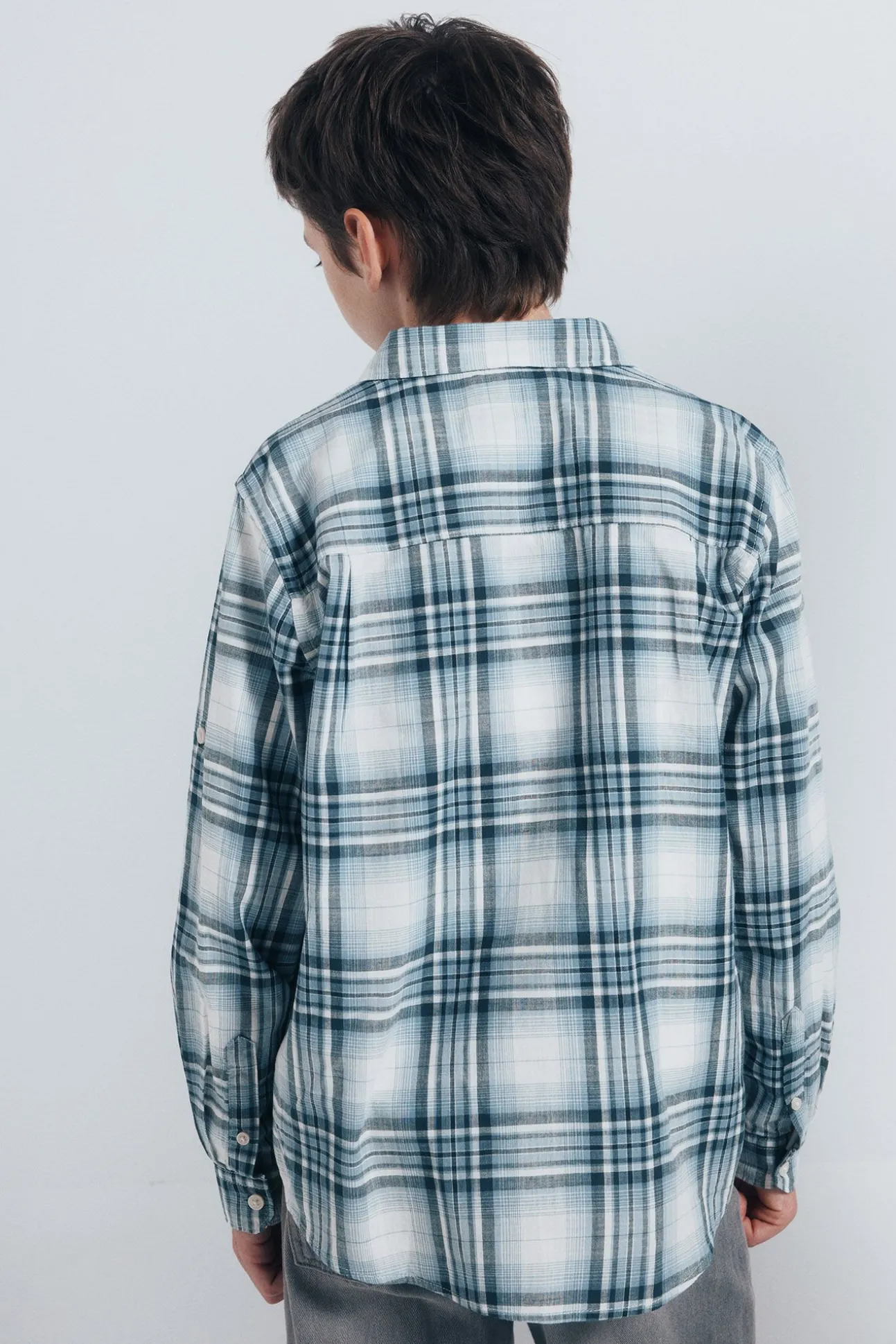 Camisa xadrez lenhador para meninos