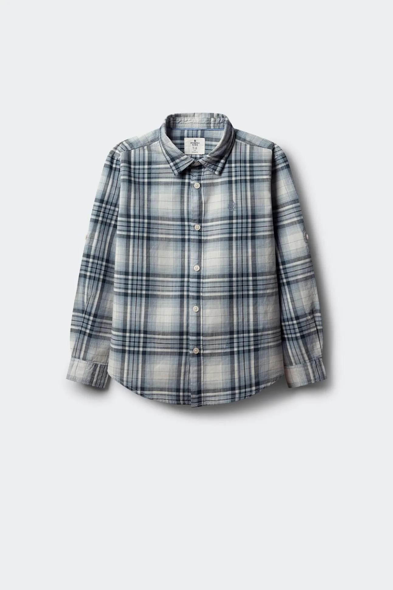 Camisa xadrez lenhador para meninos