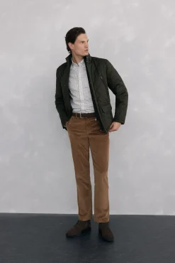 Camisa xadrez Oxford sem passar a ferro