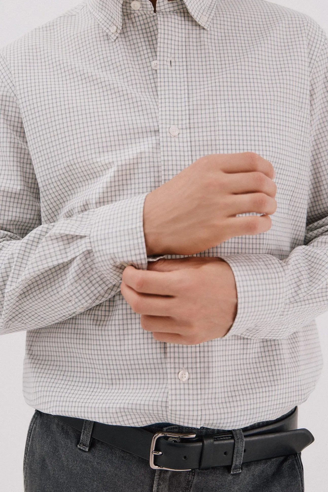 Camisa xadrez popelina