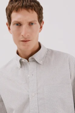 Camisa xadrez popelina