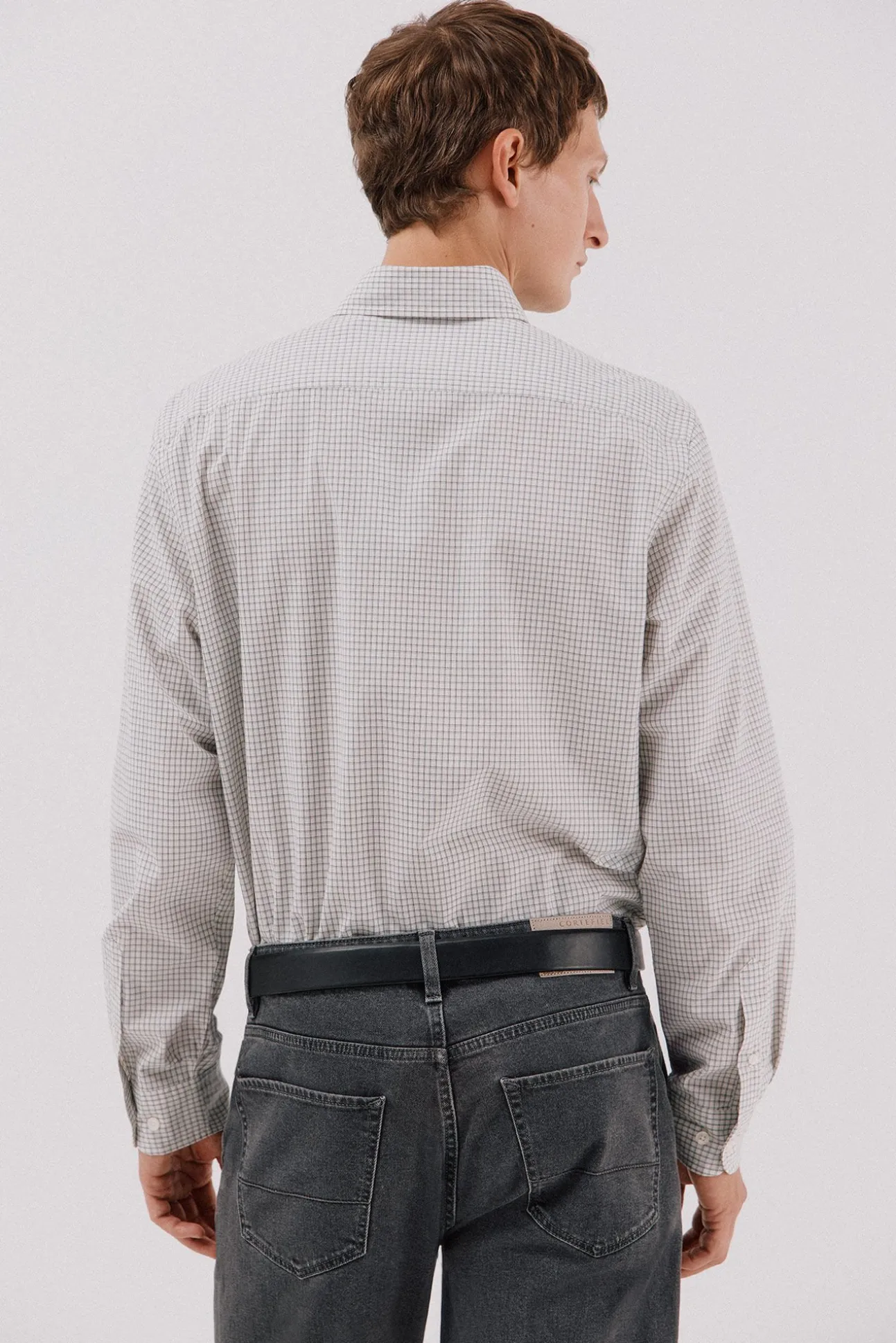 Camisa xadrez popelina