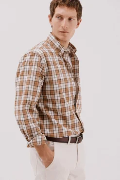 Camisa xadrez popelina