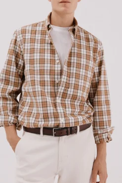 Camisa xadrez popelina