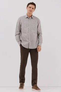 Camisa xadrez popelina