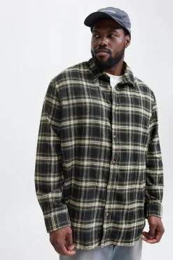 Camisa xadrez regular fit PLUS