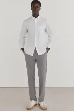 Camisa xadrez resistente a manchas e que não precisa passar