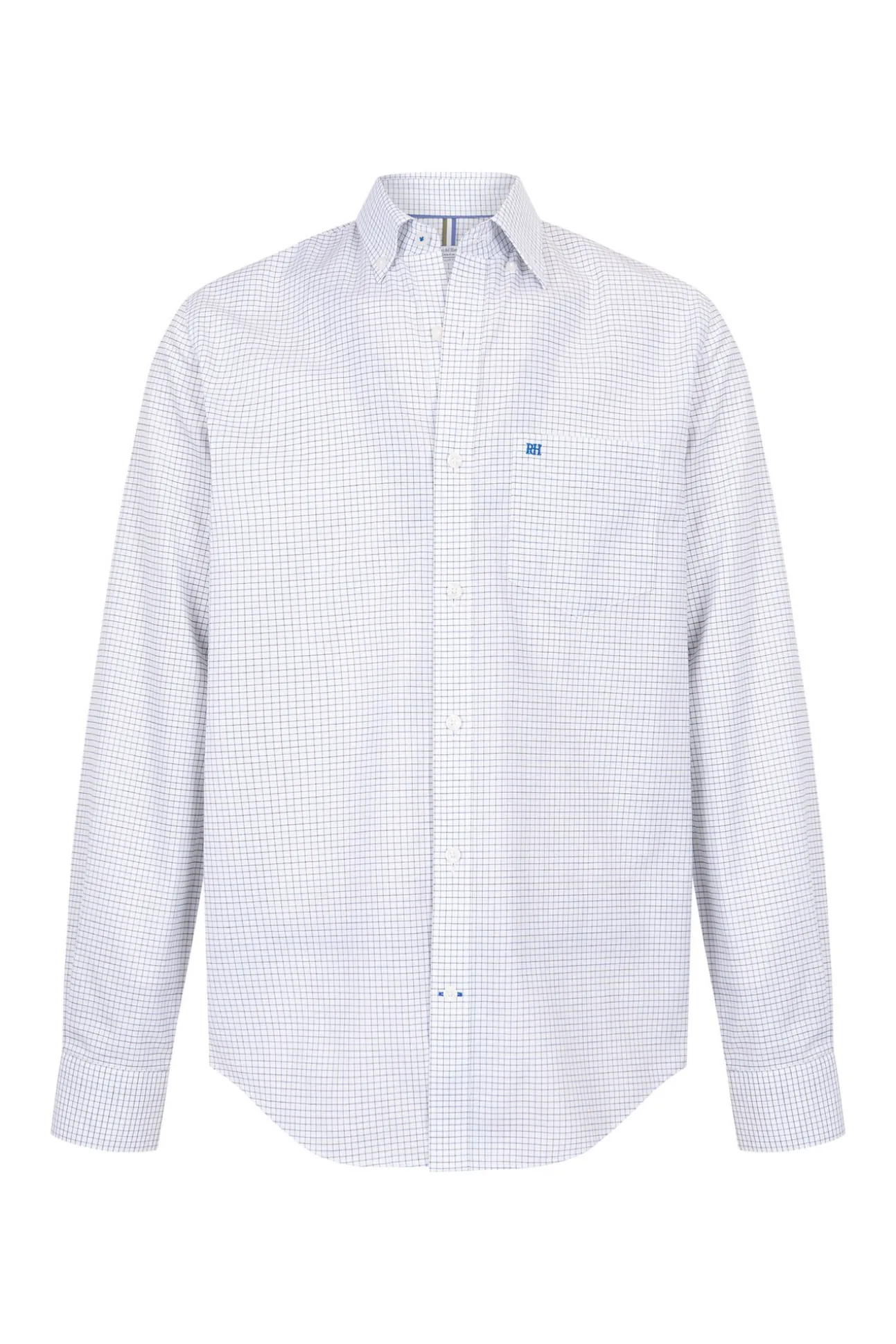 Camisa xadrez resistente a manchas e que não precisa passar