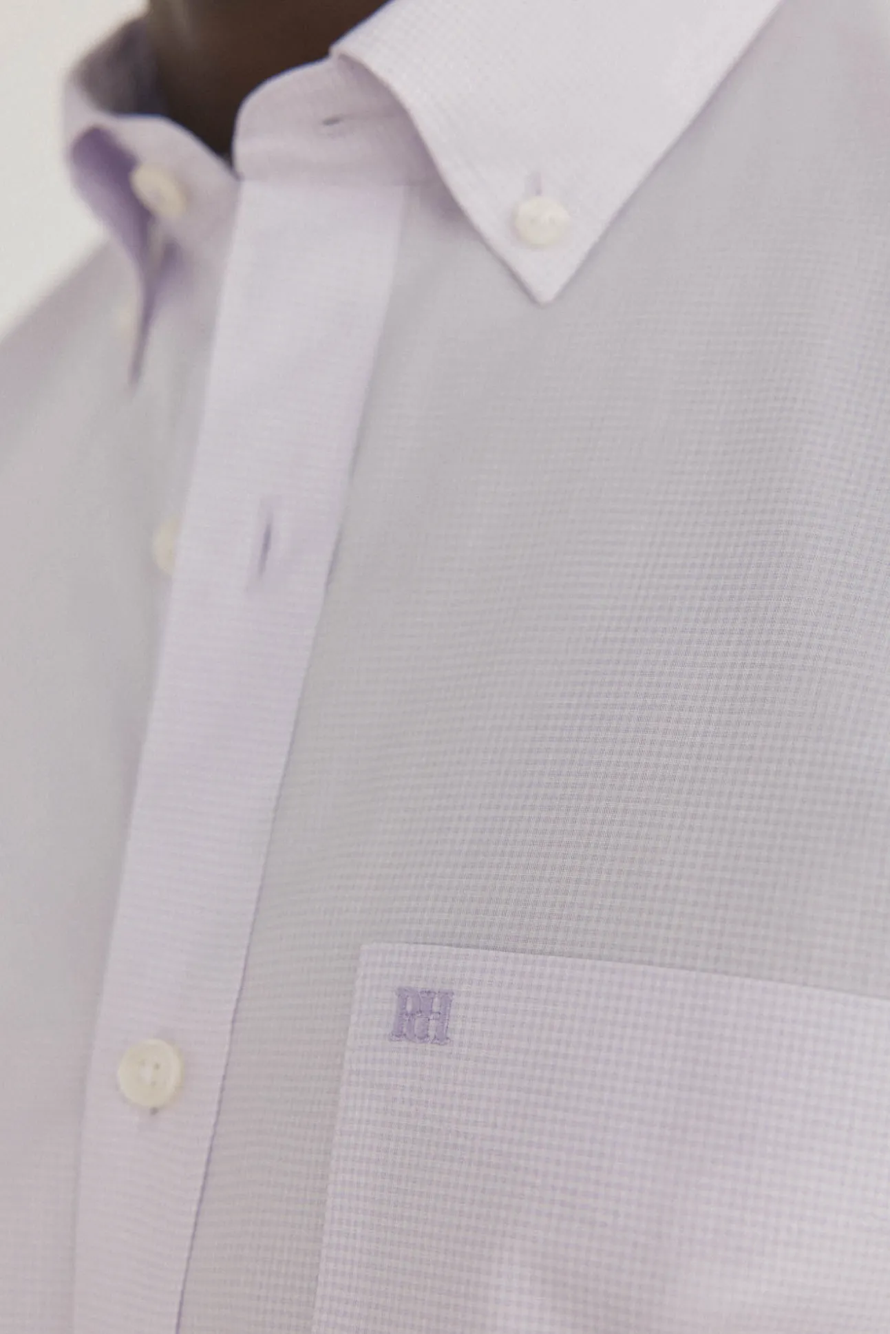 Camisa xadrez resistente a manchas e que não precisa passar