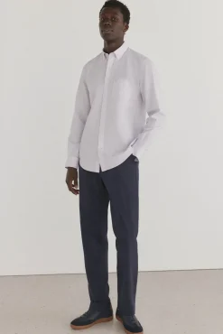 Camisa xadrez resistente a manchas e que não precisa passar