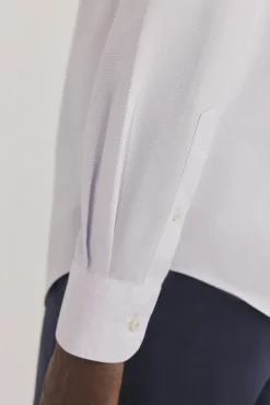 Camisa xadrez resistente a manchas e que não precisa passar