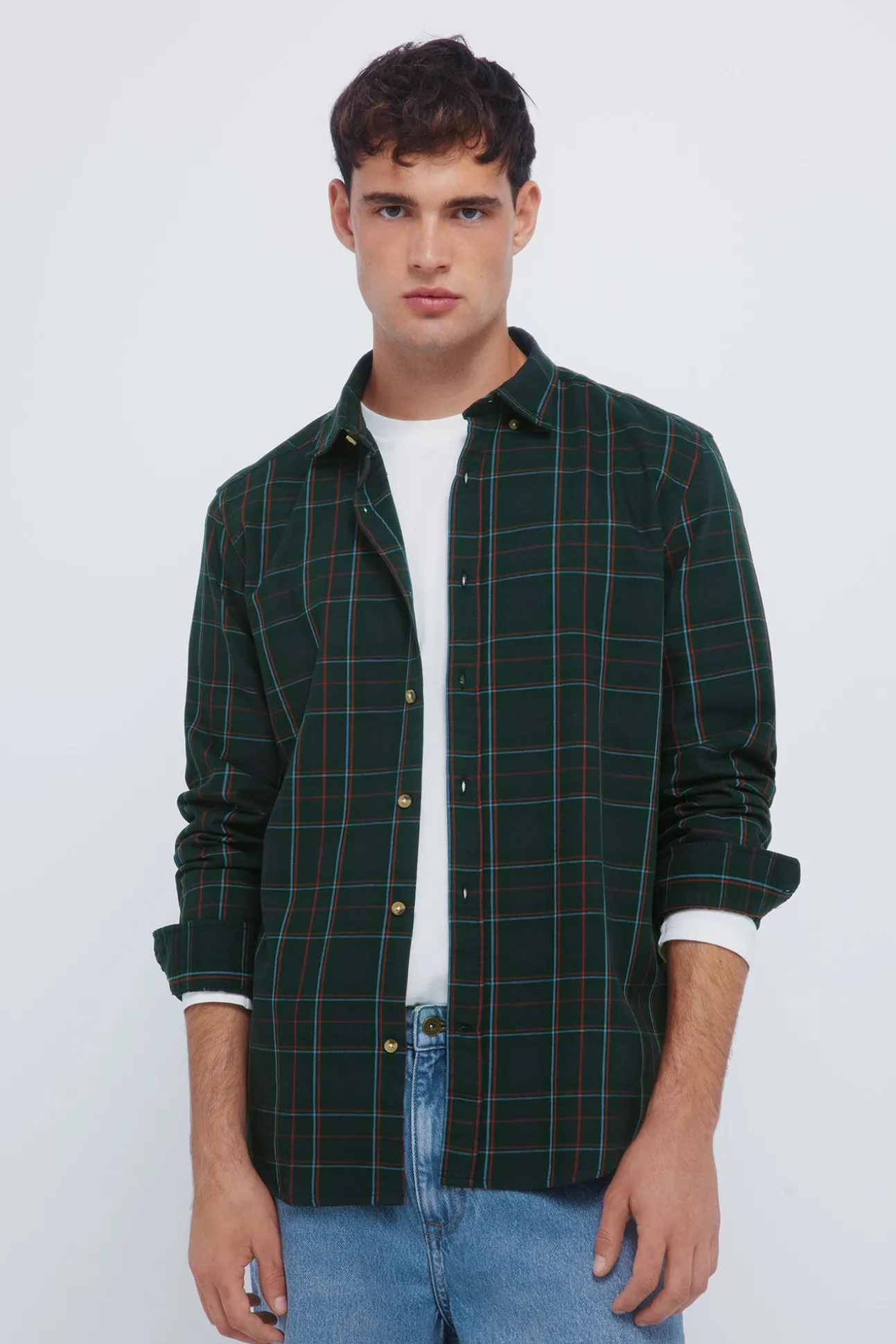 camisa xadrez tartan