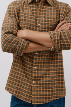 Camisa xadrez tencel