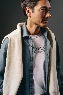 Camisa xadrez tingida