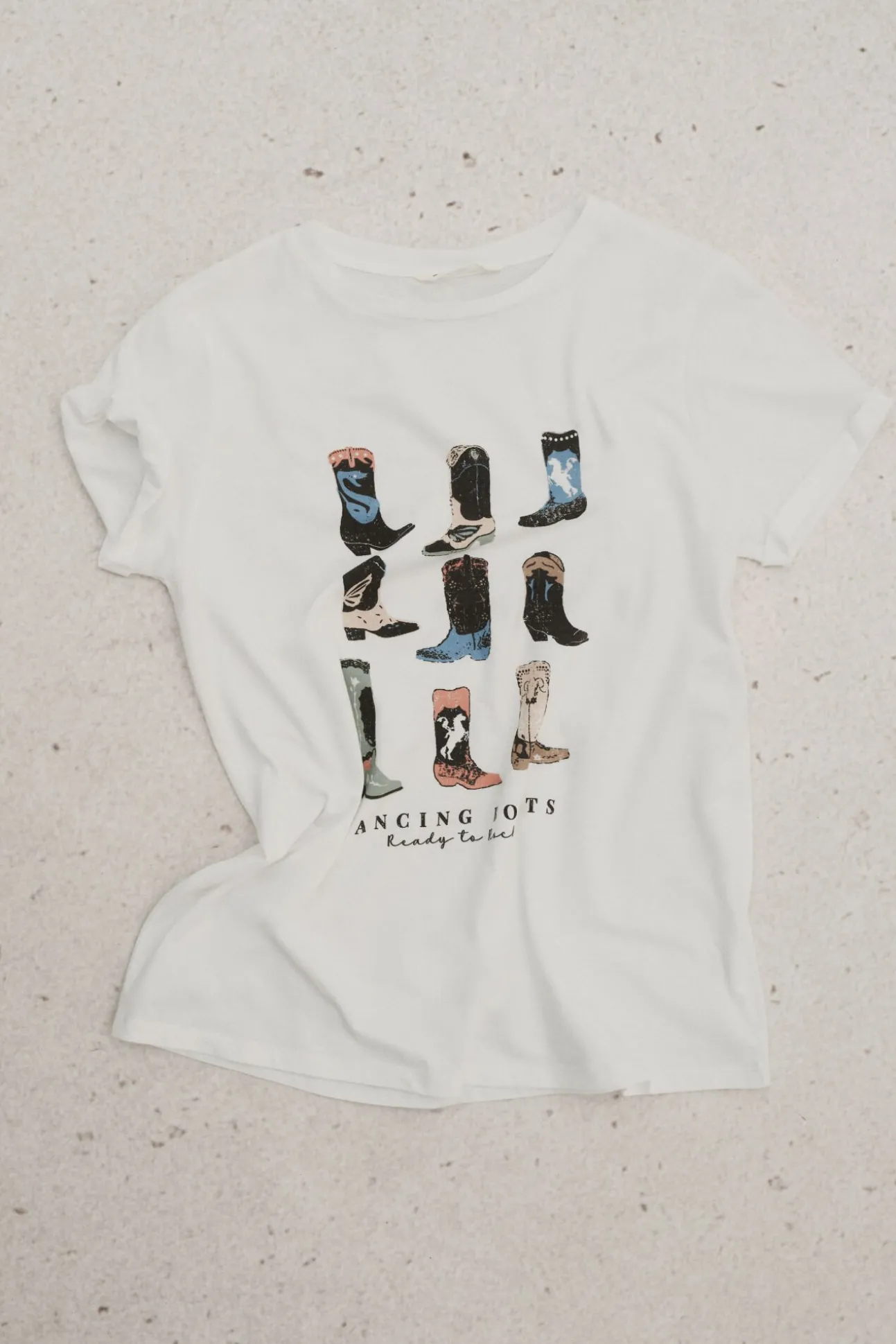Camiseta "Botas de dança"