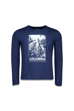 Camiseta Columbia Feminina Rolling Bend™ estampado manga comprida