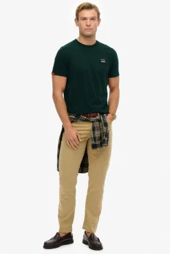 Camiseta de manga manga curta com gola redonda