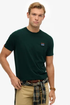 Camiseta de manga manga curta com gola redonda
