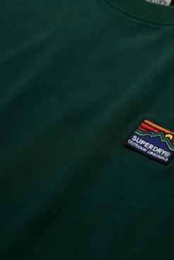 Camiseta de manga manga curta com gola redonda
