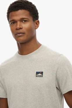 Camiseta de manga manga curta com gola redonda