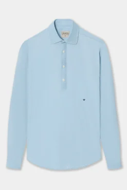 Camiseta denim esportiva