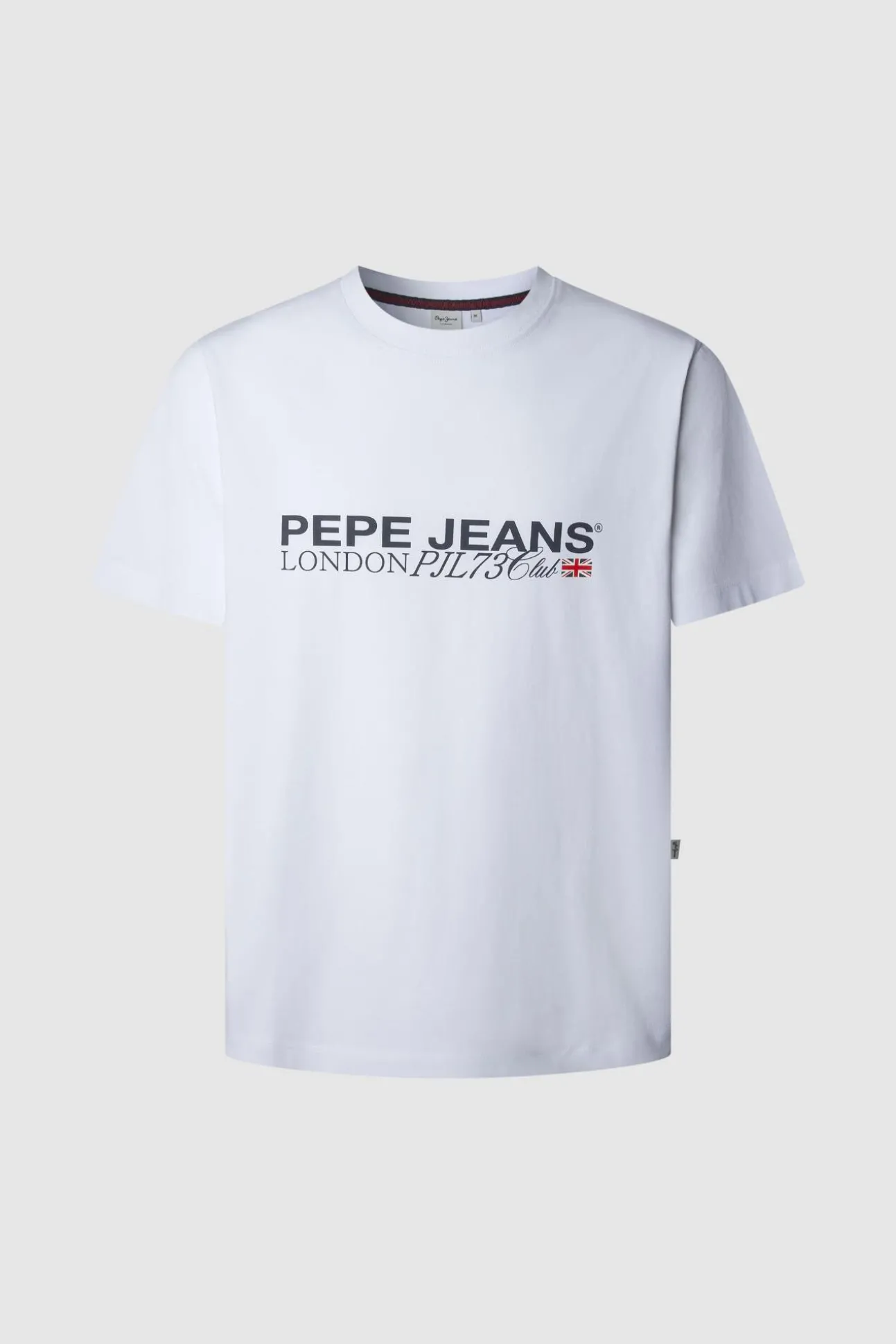 Camiseta estampada com logotipo de corte regular