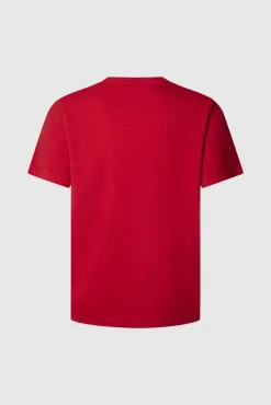 Camiseta estampada com logotipo de corte regular