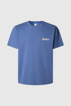 Camiseta estampada com logotipo de corte regular