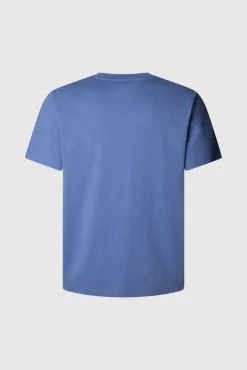 Camiseta estampada com logotipo de corte regular
