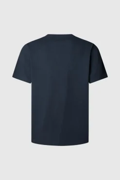 Camiseta estampada com logotipo de corte regular