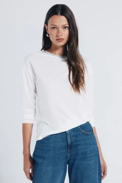 Camiseta gola lurex