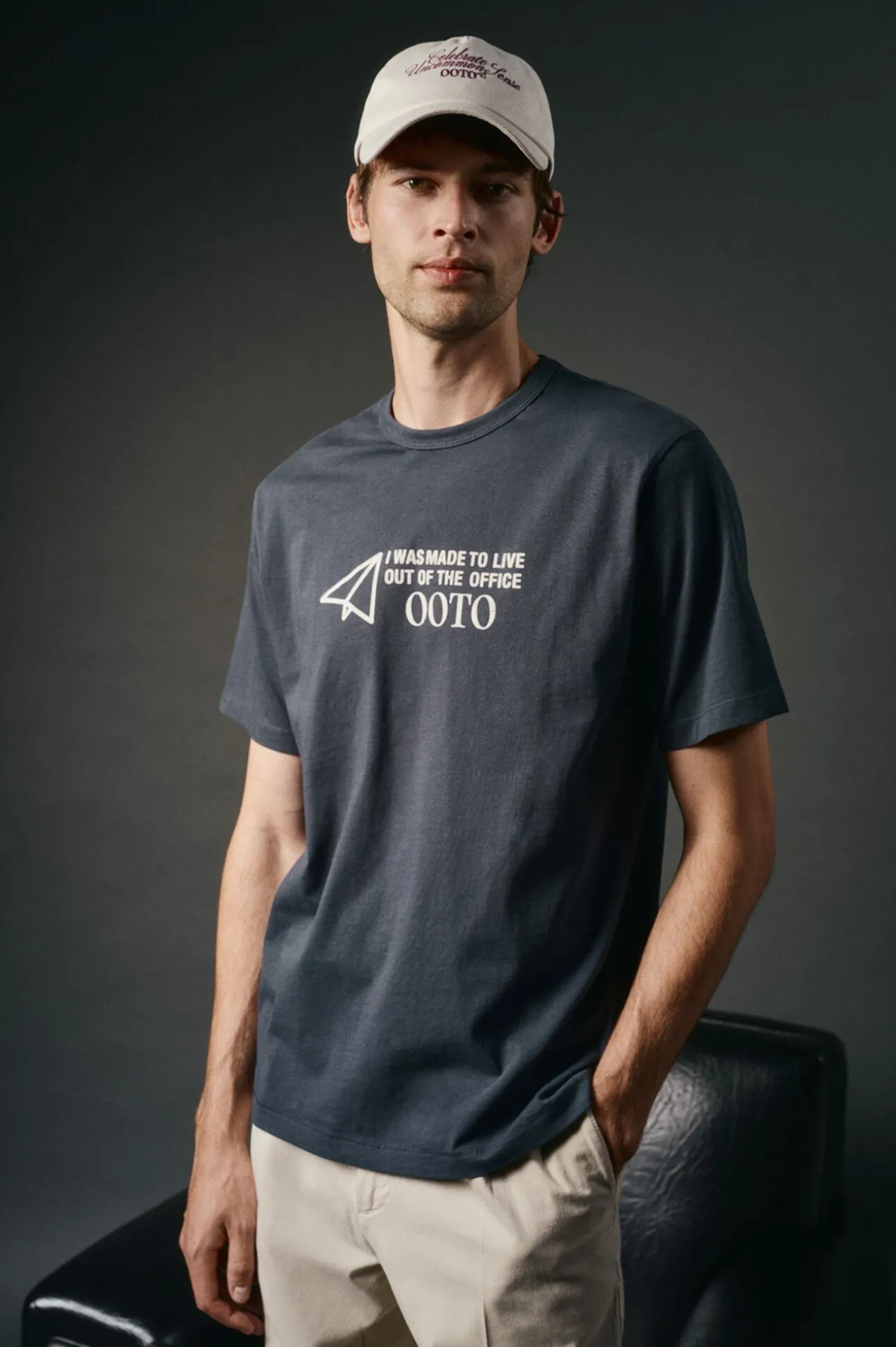 Camiseta gráfica lavada