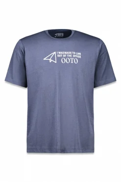 Camiseta gráfica lavada
