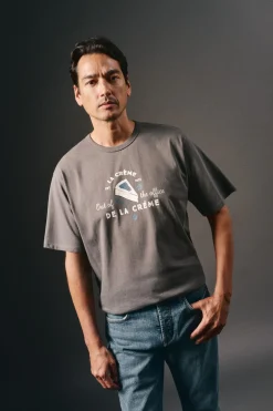 Camiseta gráfica lavada