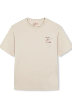 Camiseta gráfica lavada