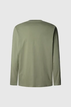Camiseta manga comprida com logo