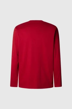 Camiseta manga comprida com logo